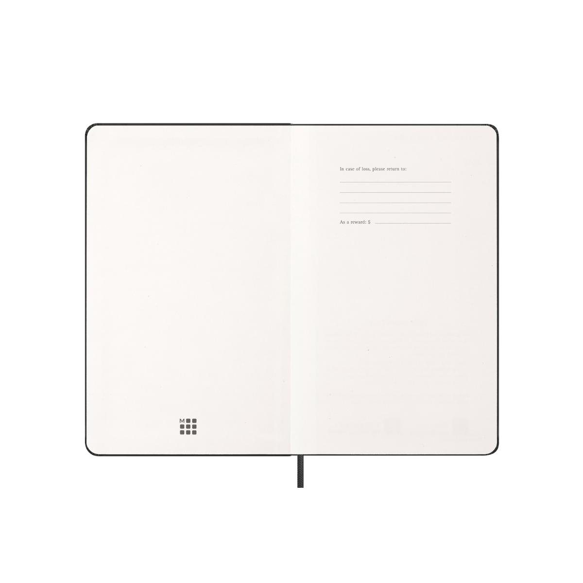 Black Large Daily Hard 12M Diary 2027
