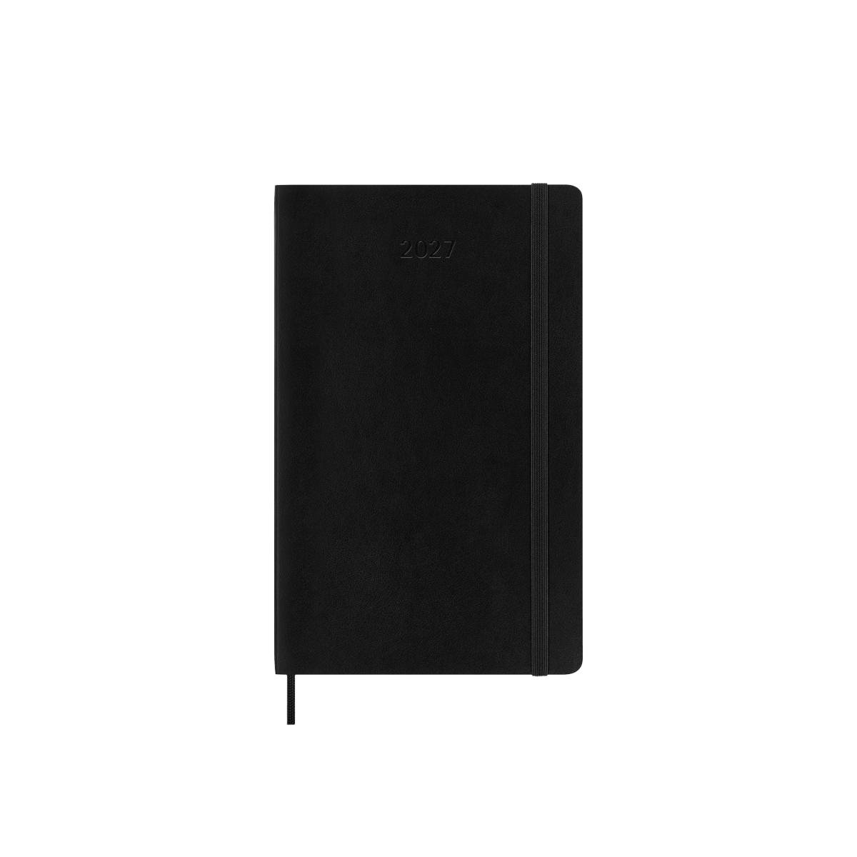 Black Large Wkly Soft 12M Diary 2027