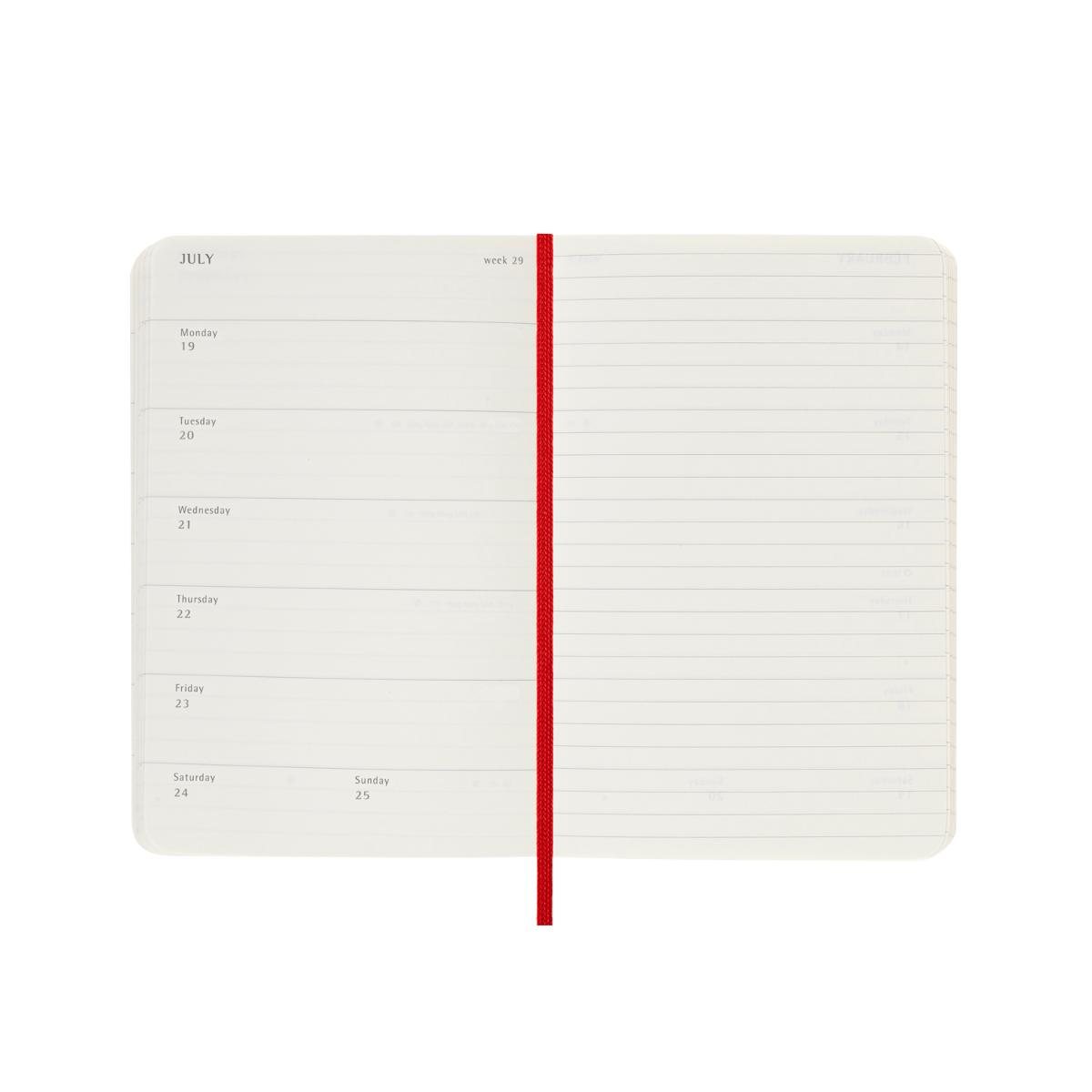 Red Pocket Wkly Soft 12M Diary 2027
