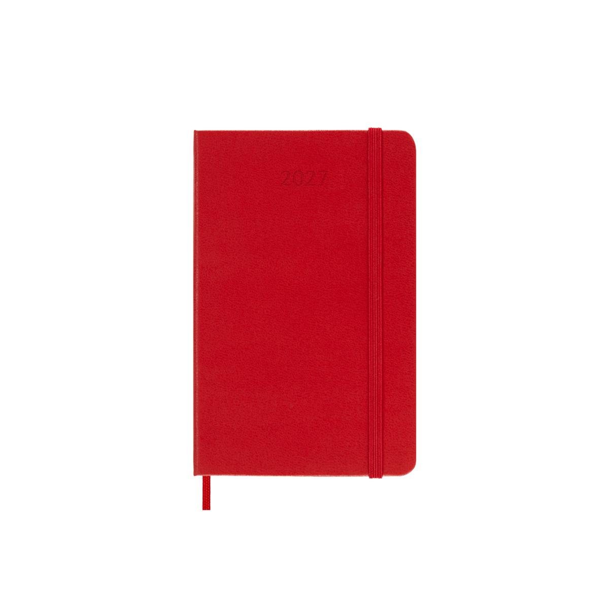 Red Pocket Wkly Hard 12M Diary 2027