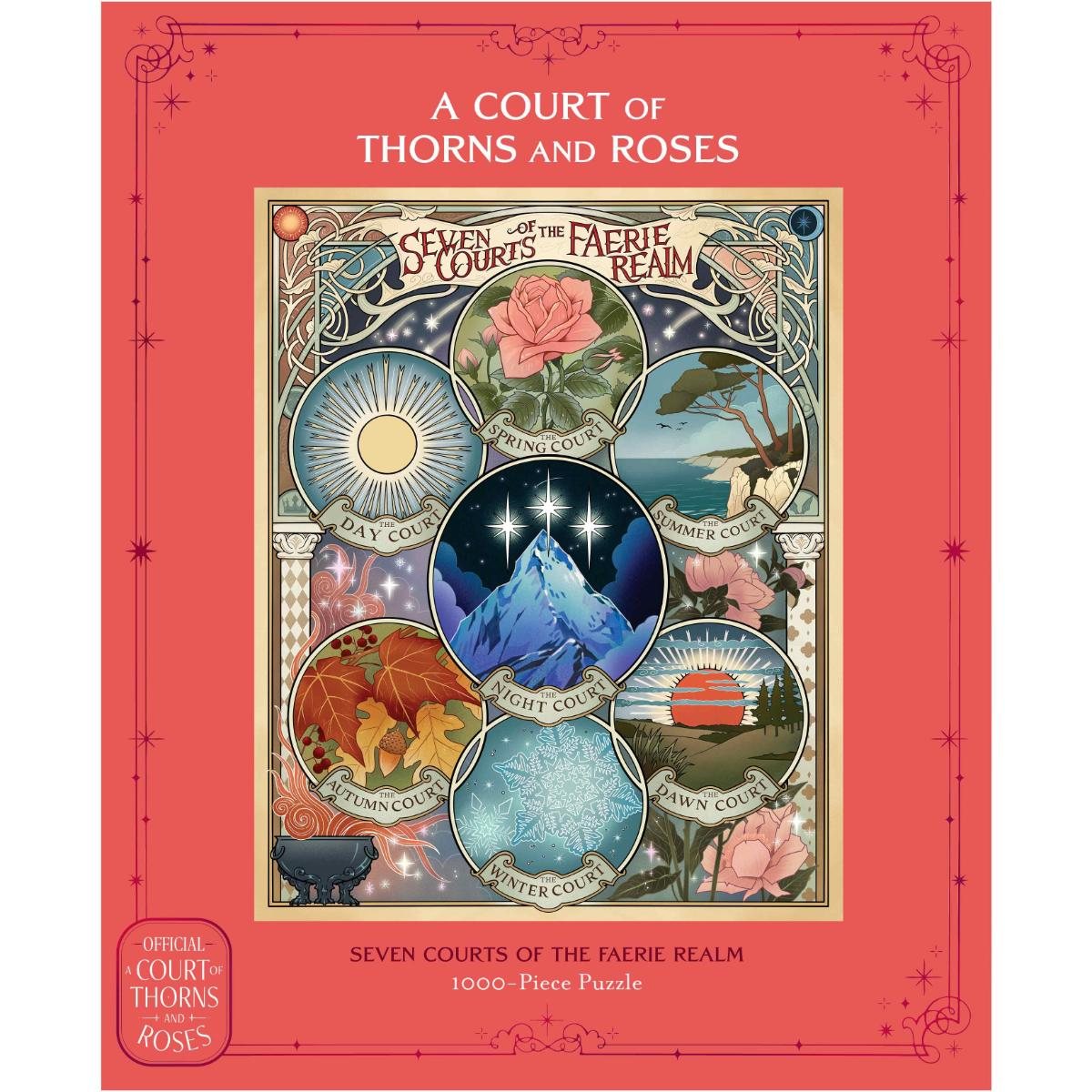 A Court Of Thorns And Roses Official Seven Courts Of The Faerie Realm 1000-Piece Puzzle