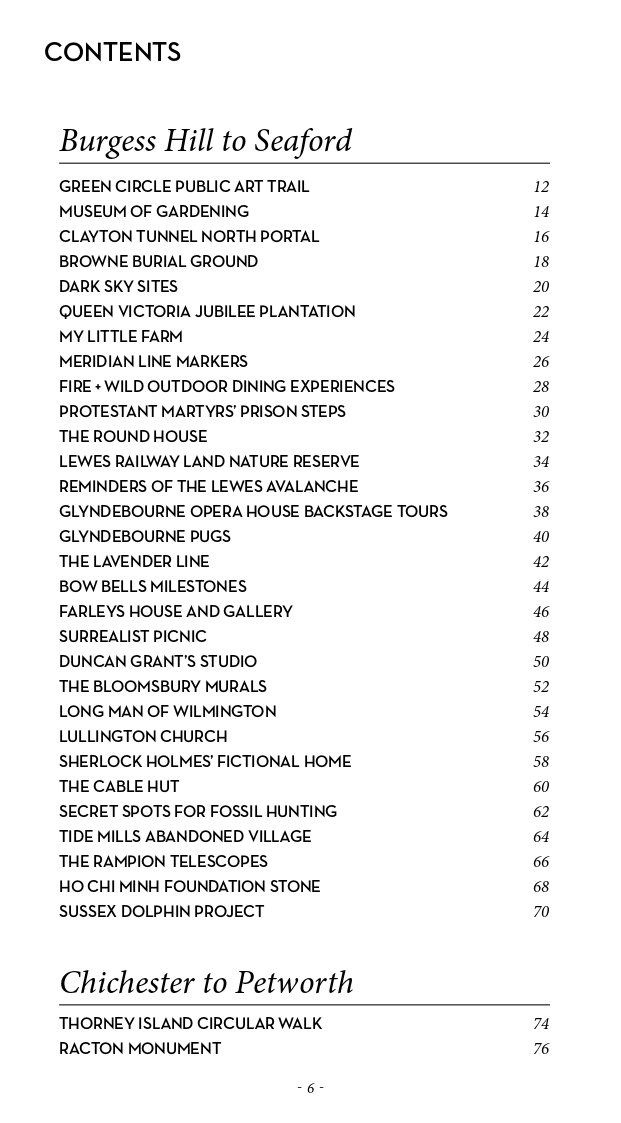 Secret Sussex Guide