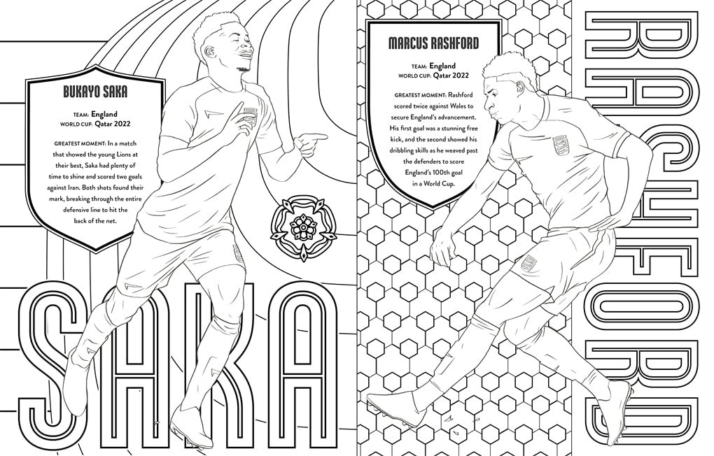 Ultimate Football Heroes Colouring Book: World Cup Greatest Moments