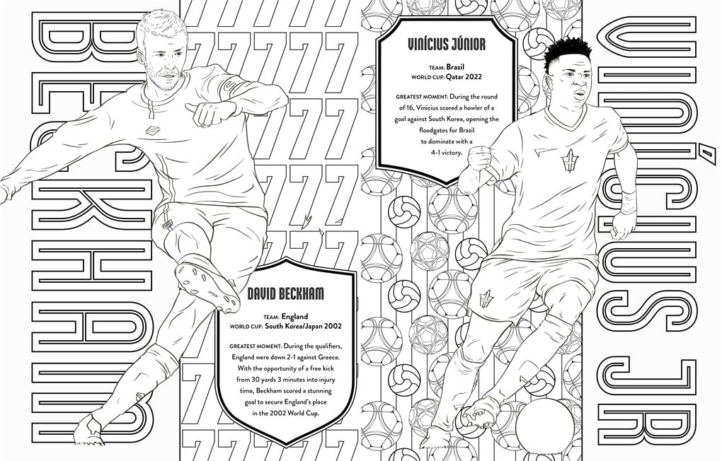 Ultimate Football Heroes Colouring Book: World Cup Greatest Moments