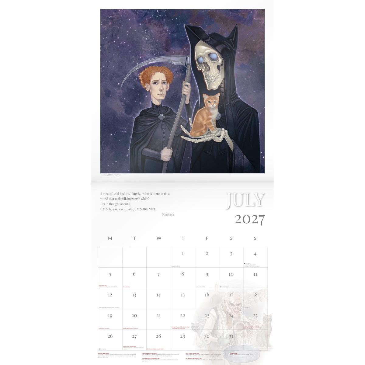 Terry Pratchett's DISCWORLD CALENDAR 2027
