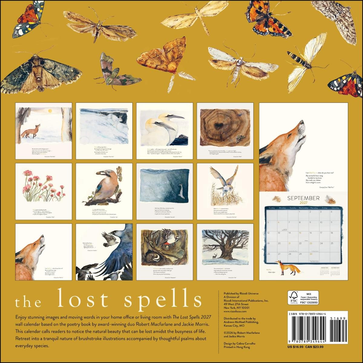 2027 The Lost Spells Wall Calendar