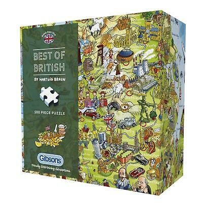 Best of British 500 piece jigsaw puzzle