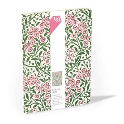 Michaelmas Daisy Lined Exercise Book