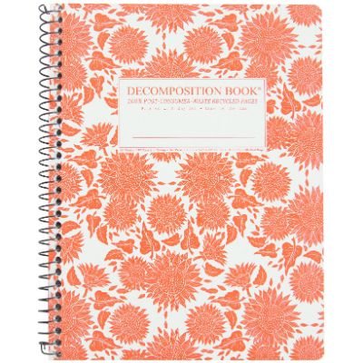 Sunflowers Decomposition Spiral Notebook