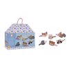 6 Glitter Hair Clips Pretty Forest