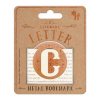 Literary Letter Bookmark - Letter C