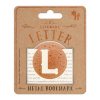Literary Letter Bookmark - Letter L