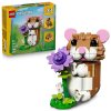 Cute Hamster With A Flower