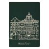 Hodges Figgis Shop Front Emerald Lined Vegan A5 Notebook