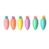 Carrot Set Of 6 Mini Highlighters
