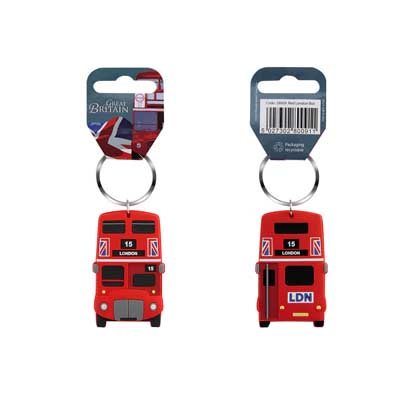 Red Bus Keyring