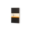 Moleskine Ruled Cahier L - Black Cover (3 Set)