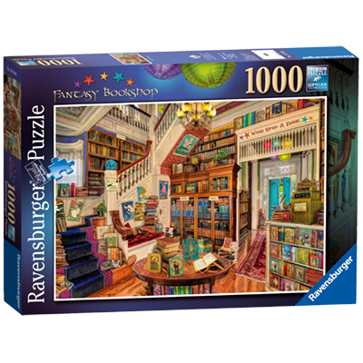 The Fantasy Bookshop 1000 Piece Jigsaw Puzzle