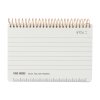 Midori Ring Memo Notebook Basic White
